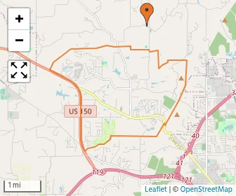 Area schools map
